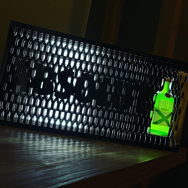 Illuminated Sign Vodka LED