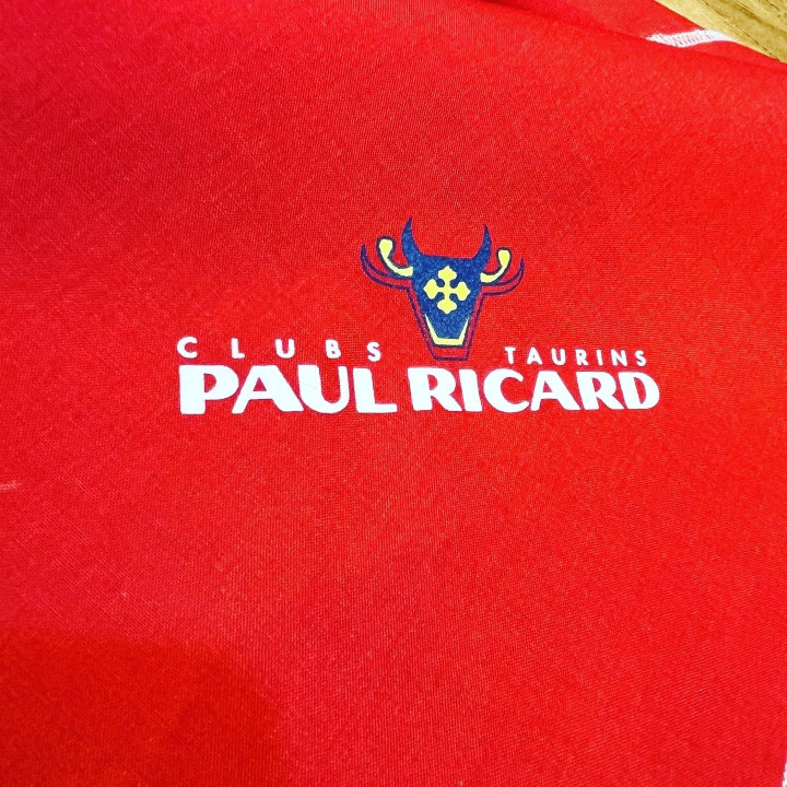 Bandana Clubs Taurins Paul Ricard rouge