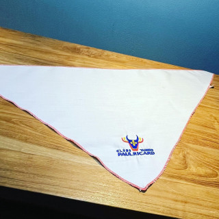 Bandana Clubs Taurins Paul Ricard blanc
