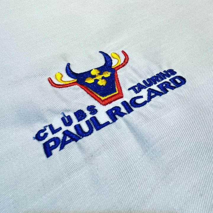 Bandana Clubs Taurins Paul Ricard blanc