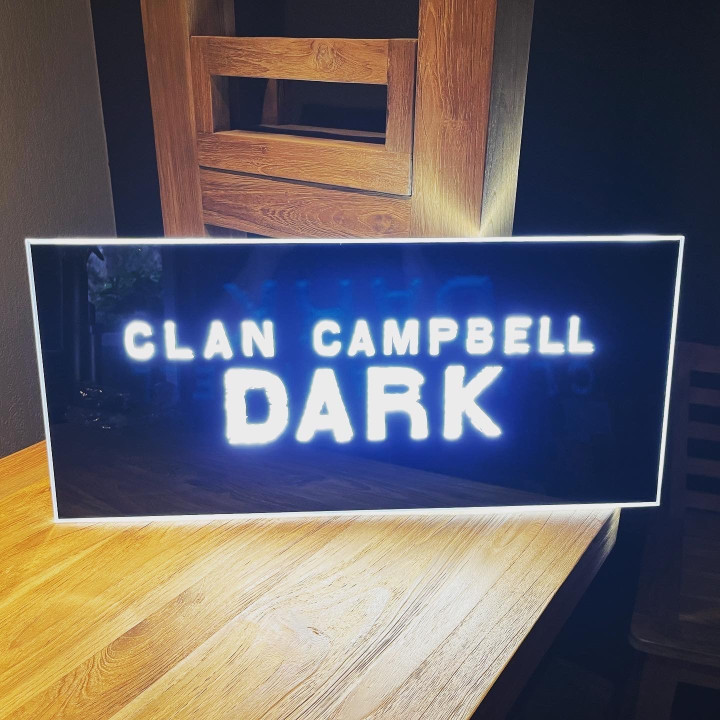Illuminated Sign Clan Campbell LED