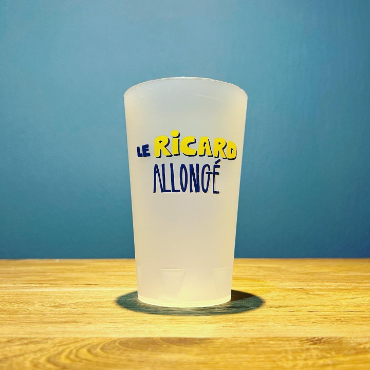 Verre Les allongés Ricard 25cl modèle 2 pvc