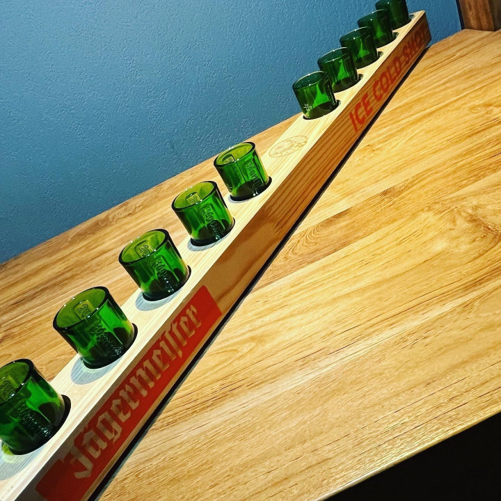 Set meter Jägermeister + 10 shooters