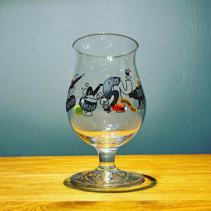 Verre bière Duvel collection 73 Les Berthom 2022