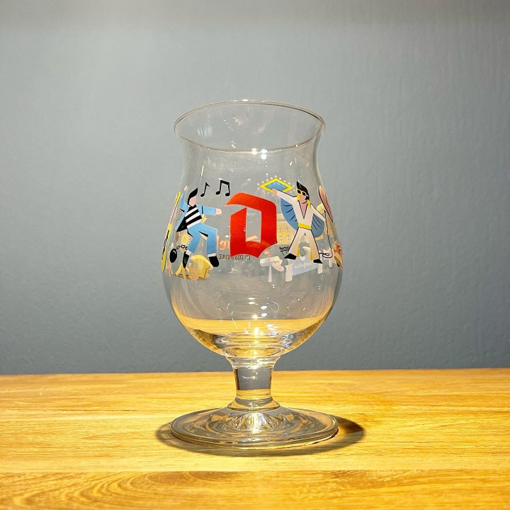 Verre bière Duvel collection 75 Memphis