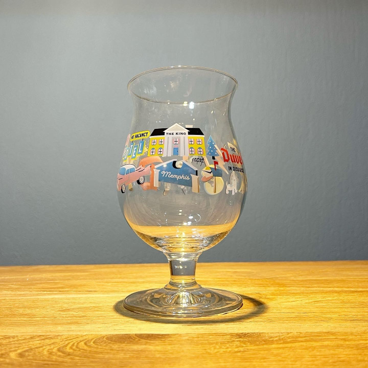 Verre bière Duvel collection 75 Memphis