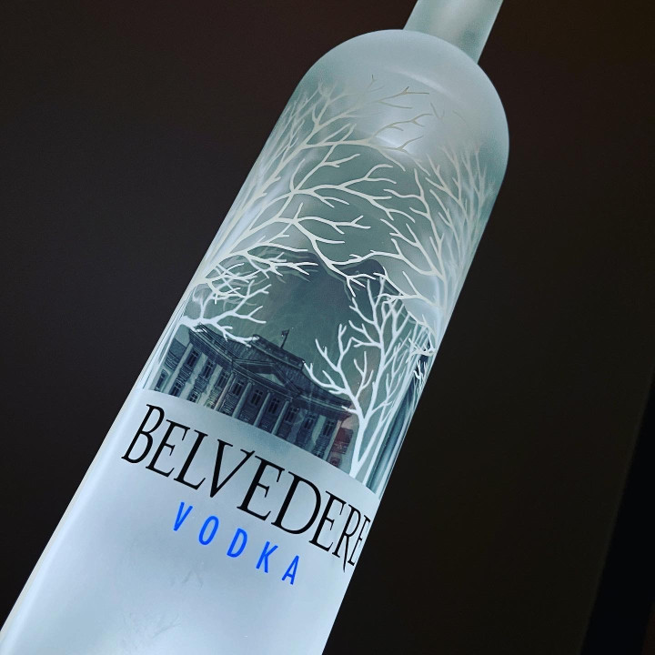 Dummy bottle Belvedere Vodka 3L (Jeroboam) LED