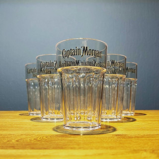 Glass Captain Morgan model mojito PVC