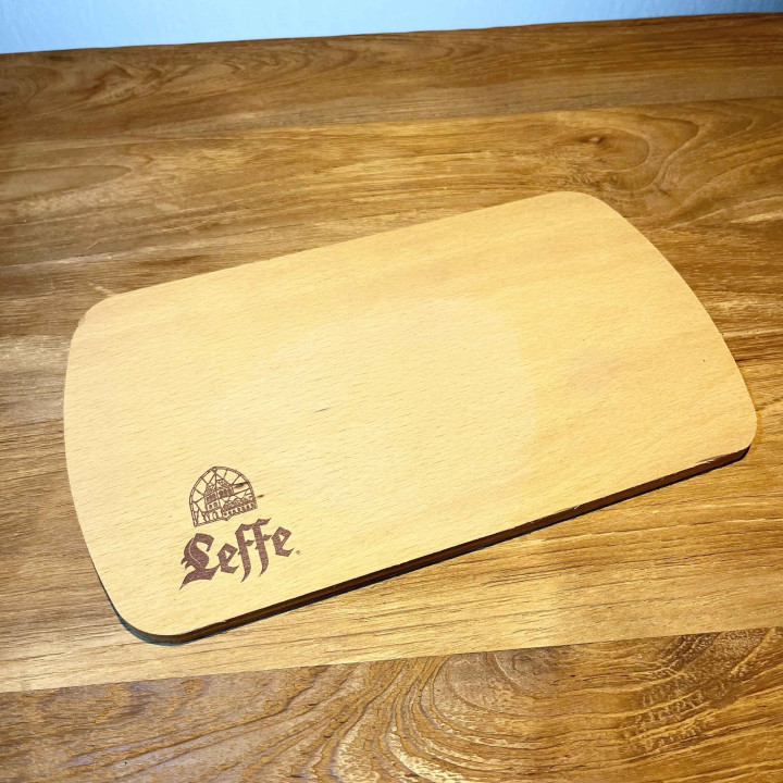 Planche à fromage Leffe en bois