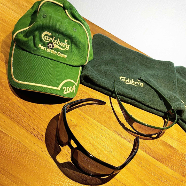 Set van 6 Carlsberg collector items