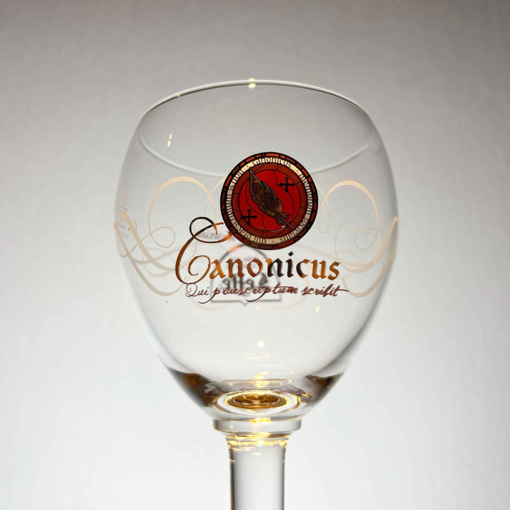 Verre bière Leffe Membrum Societatis Canonicus