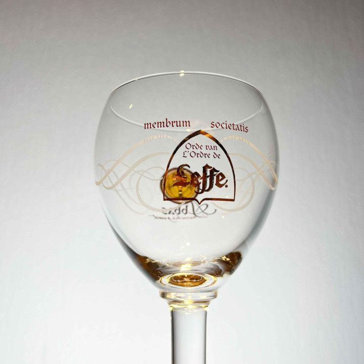 Verre bière Leffe Membrum Societatis Abbas