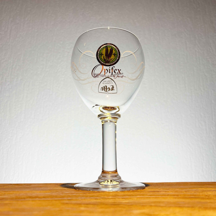 Verre bière Leffe Membrum Societatis Opifex