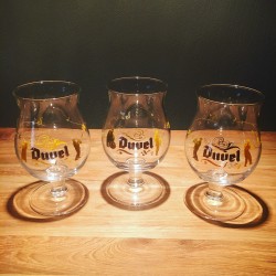 Een set van 3 collectie glazen "Jazz Duvel "