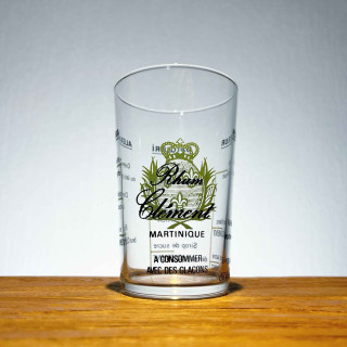 Glass Rhum Clément tumbler