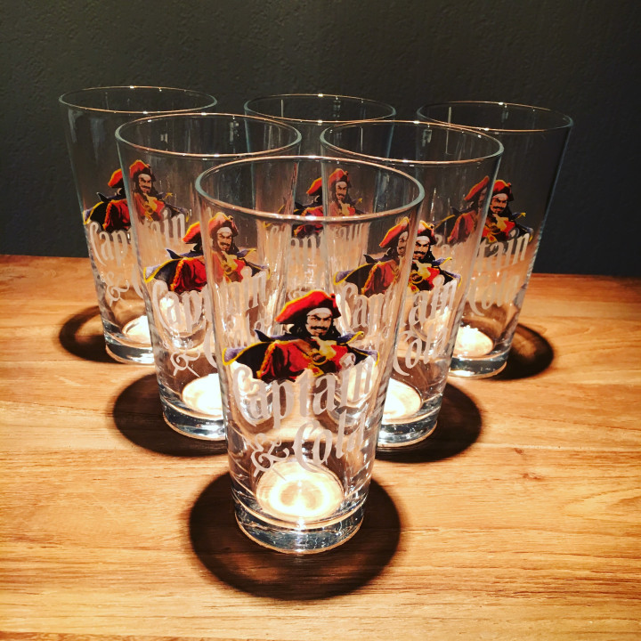 Glas Captain Cola