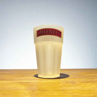 Glass "Smirnoff + J&B" mojito PVC