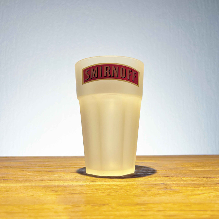 Glass "Smirnoff + J&B" mojito PVC