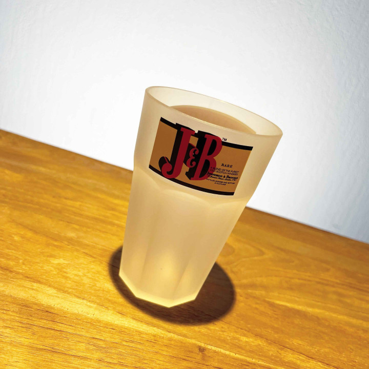 Glass "Smirnoff + J&B" mojito PVC