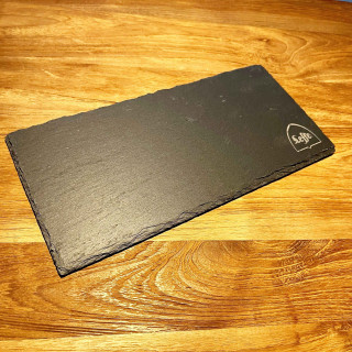 Aperitifs tray Leffe in slate