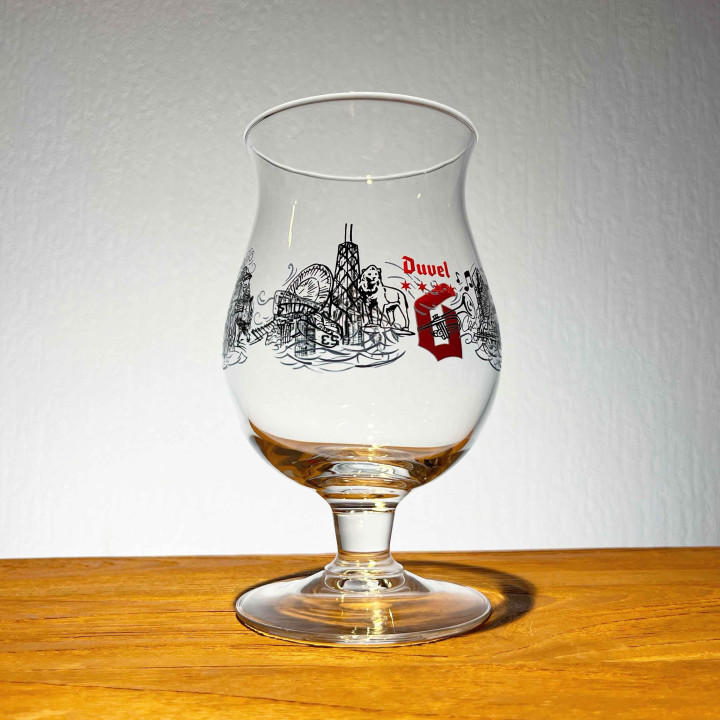 Verre bière Duvel collection 87 - Chicago
