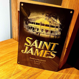 Geëmailleerde plaat Saint James