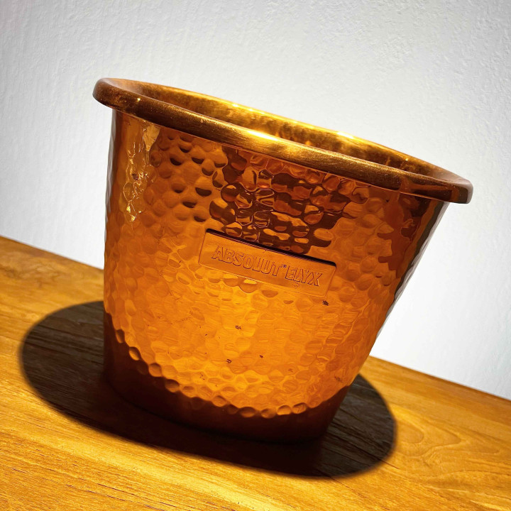 Bottle bucket Absolut Elyx 1b copper