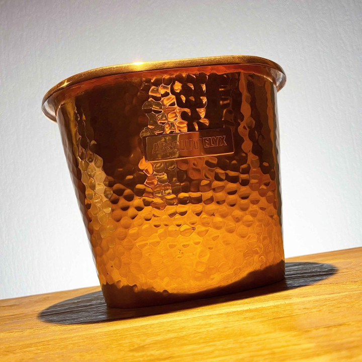 Bottle bucket Absolut Elyx 1b copper