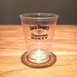 Verre Jack Daniel’s Honey shooter transparent en PVC