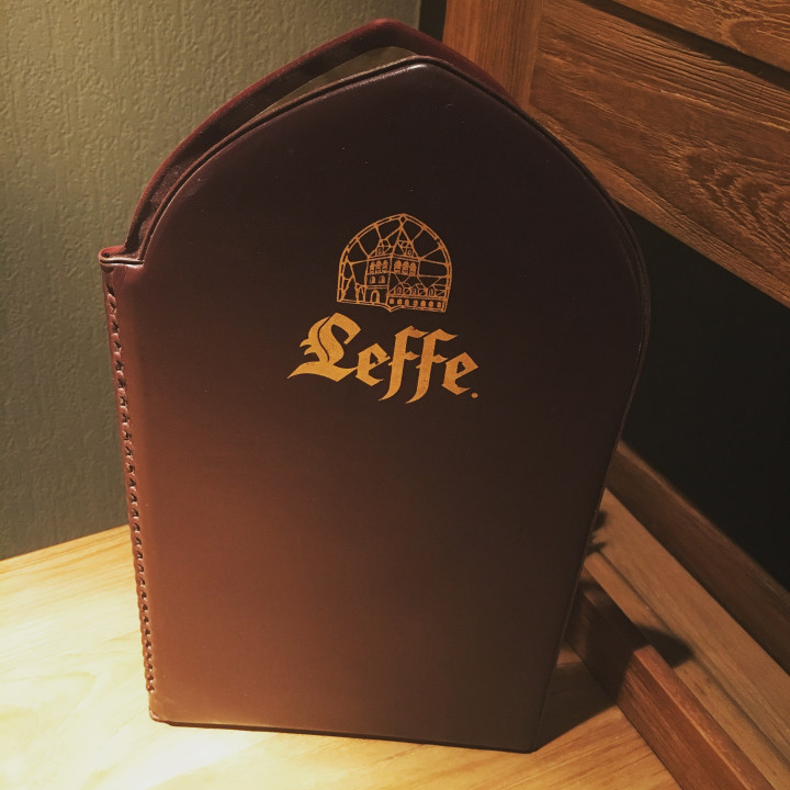 Carte menu Leffe