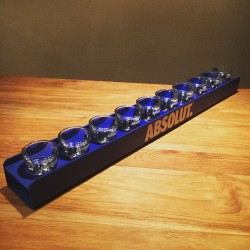 Tray Meter for Absolut Vodka shooters
