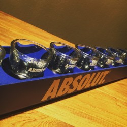 Tray Meter for Absolut Vodka shooters